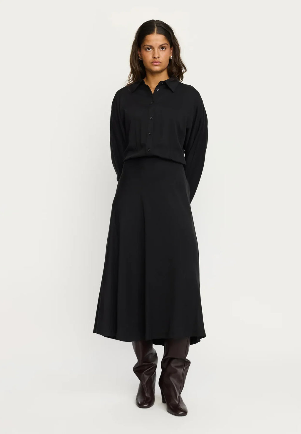 SRStormy Midi Dress, Black